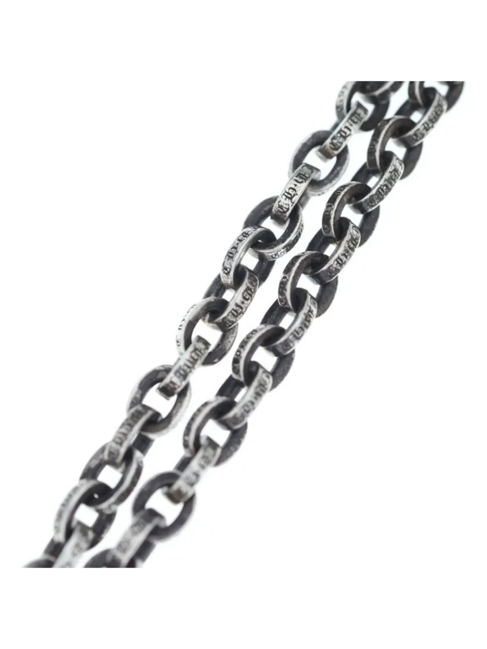 Chrome Hearts Paper Chain 18 Necklace Silver